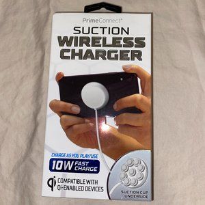 PrimeConnect 10W Suction Wireless Charger w/ 5ft C